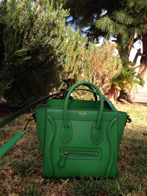 celine bag nano green|celine nano bag price.